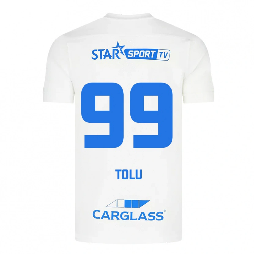 Danxen Mujer Camiseta Tolu Arokodare #99 Blanco Azul 2ª Equipación 2025/26 La Camisa México