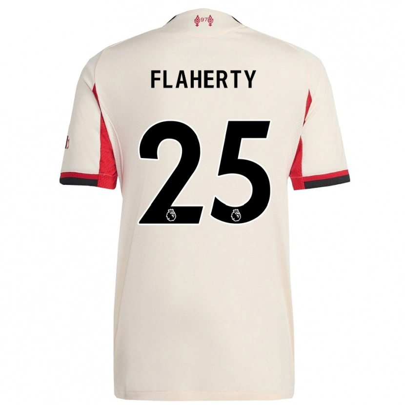 Danxen Mujer Camiseta Gilly Flaherty #25 Blanco Negro 2ª Equipación 2025/26 La Camisa México