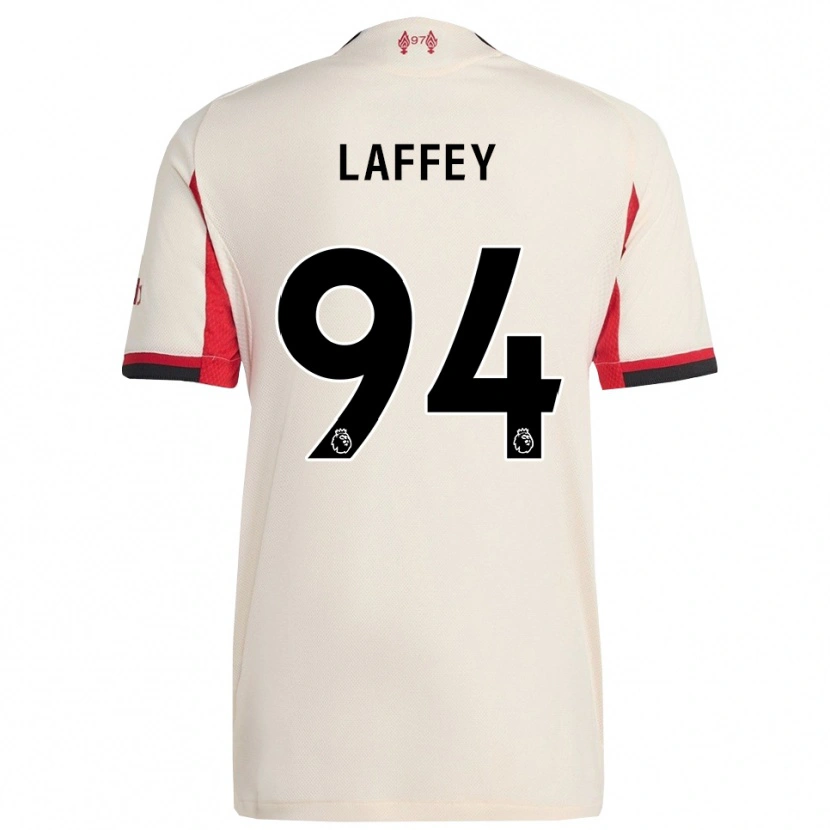 Danxen Mujer Camiseta Michael Laffey #94 Blanco Negro 2ª Equipación 2025/26 La Camisa México