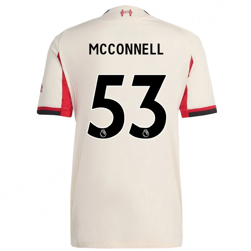 Danxen Mujer Camiseta James Mcconnell #53 Blanco Negro 2ª Equipación 2025/26 La Camisa México