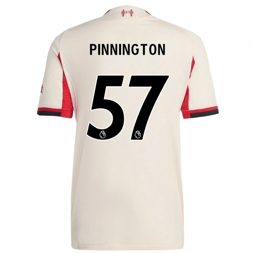 Danxen Mujer Camiseta Carter Pinnington #57 Blanco Negro 2ª Equipación 2025/26 La Camisa México