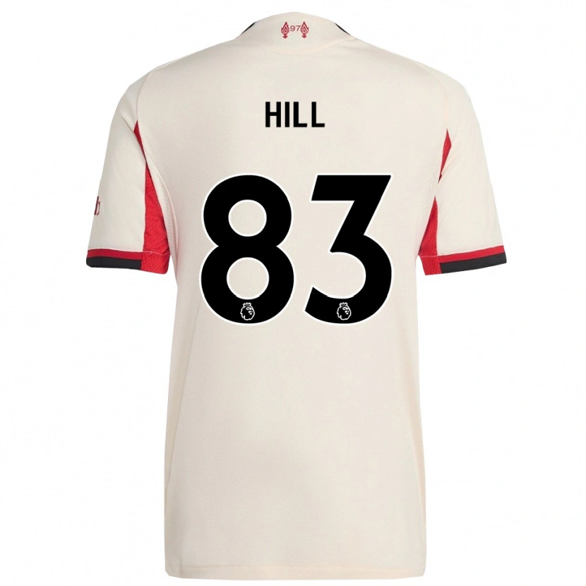 Danxen Mujer Camiseta Thomas Hill #83 Blanco Negro 2ª Equipación 2025/26 La Camisa México