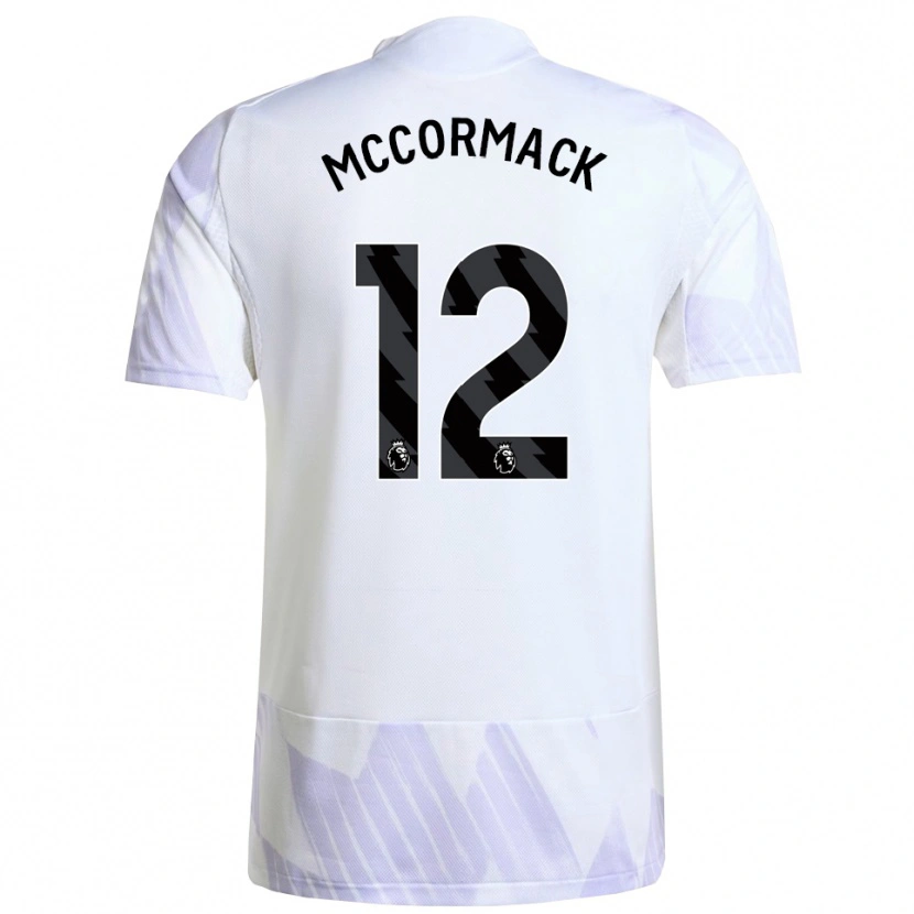 Danxen Mujer Camiseta Rafe Mccormack #12 Blanco Púrpura Púrpura 2ª Equipación 2025/26 La Camisa México