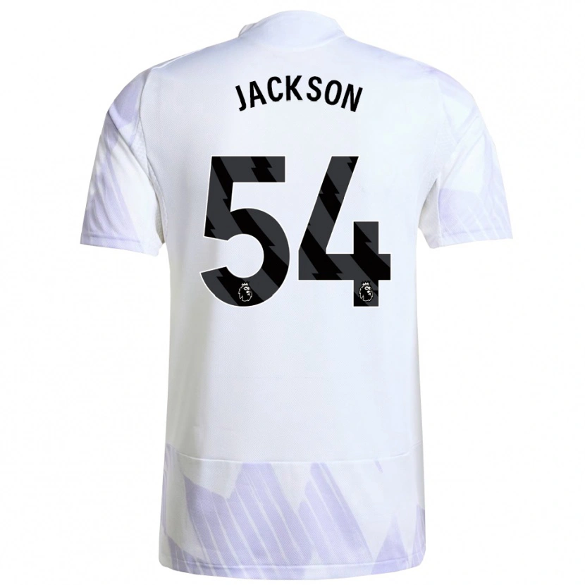 Danxen Mujer Camiseta Louis Jackson #54 Blanco Púrpura Púrpura 2ª Equipación 2025/26 La Camisa México
