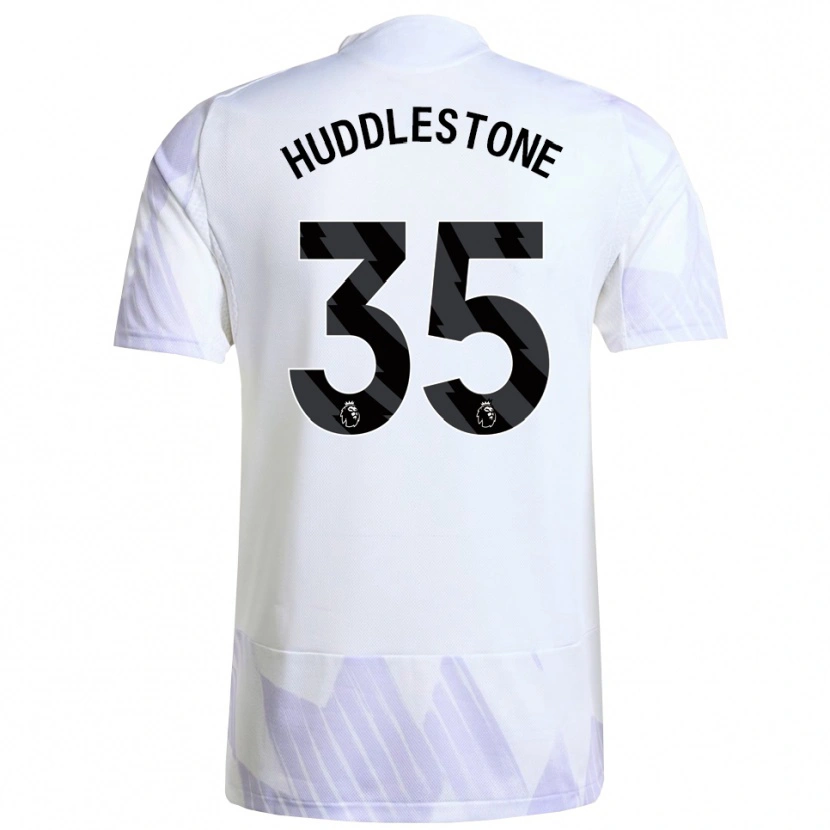 Danxen Mujer Camiseta Tom Huddlestone #35 Blanco Púrpura Púrpura 2ª Equipación 2025/26 La Camisa México