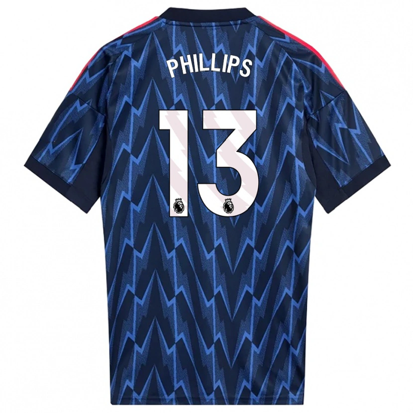 Danxen Mujer Camiseta Charlie Phillips #13 Marino Rojo 2ª Equipación 2025/26 La Camisa México
