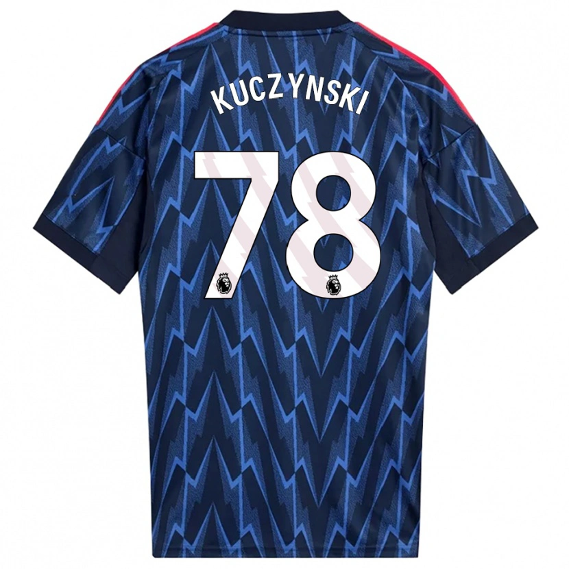 Danxen Mujer Camiseta Max Kuczynski #78 Marino Rojo 2ª Equipación 2025/26 La Camisa México