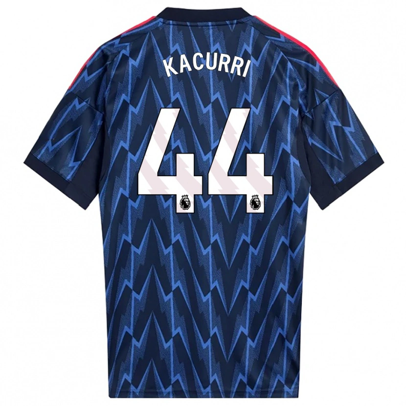 Danxen Mujer Camiseta Maldini Kacurri #44 Marino Rojo 2ª Equipación 2025/26 La Camisa México