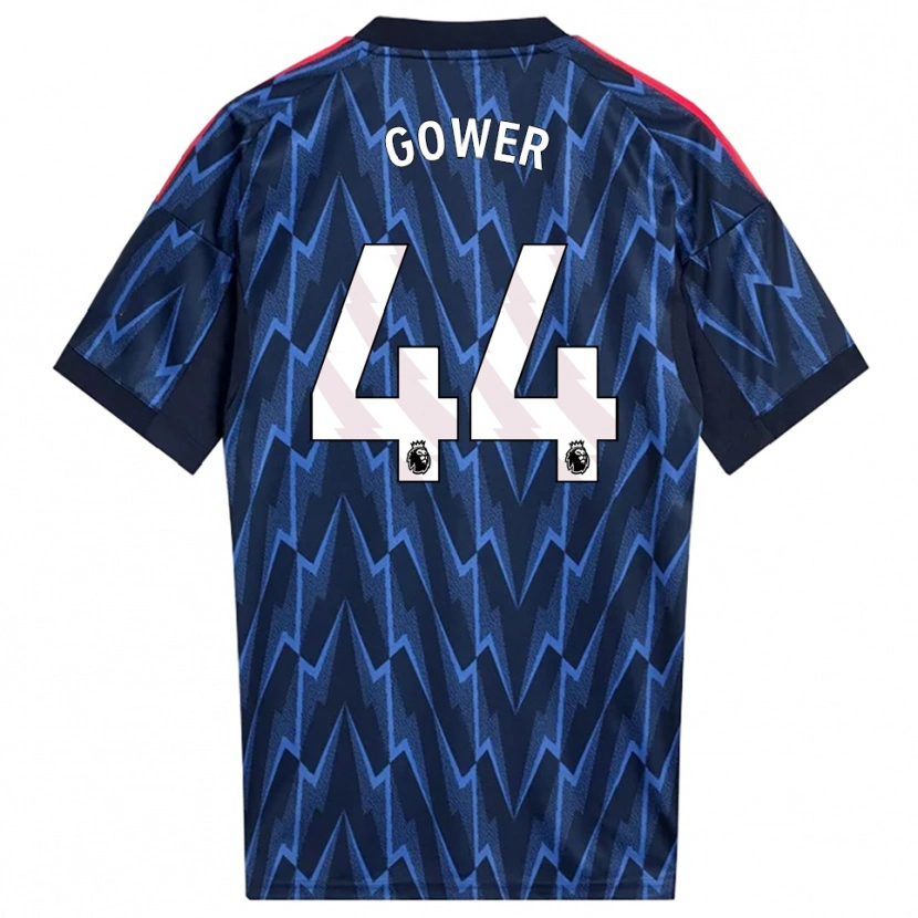 Danxen Mujer Camiseta Jimi Gower #44 Marino Rojo 2ª Equipación 2025/26 La Camisa México