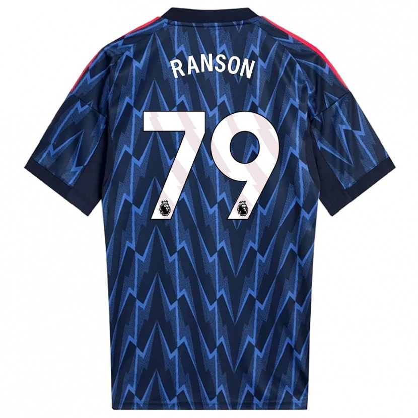 Danxen Mujer Camiseta Khari Ranson #79 Marino Rojo 2ª Equipación 2025/26 La Camisa México