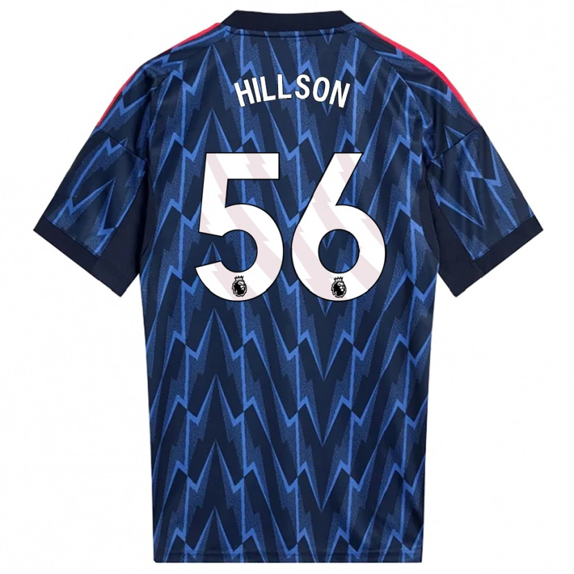 Danxen Mujer Camiseta James Hillson #56 Marino Rojo 2ª Equipación 2025/26 La Camisa México