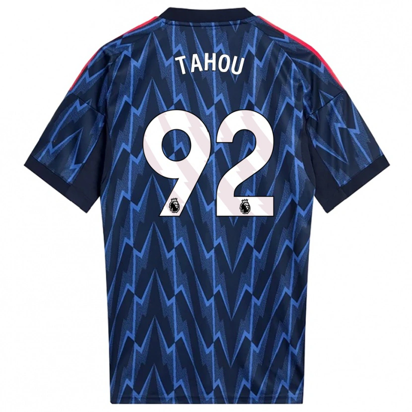 Danxen Mujer Camiseta Joshua Tahou #92 Marino Rojo 2ª Equipación 2025/26 La Camisa México