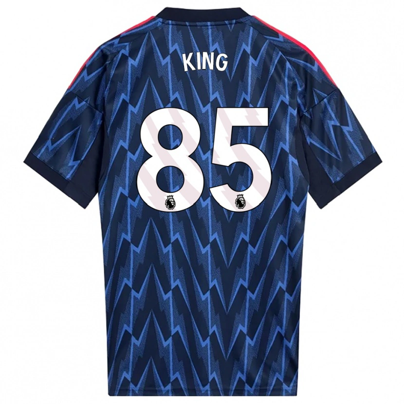 Danxen Mujer Camiseta Josiah King #85 Marino Rojo 2ª Equipación 2025/26 La Camisa México