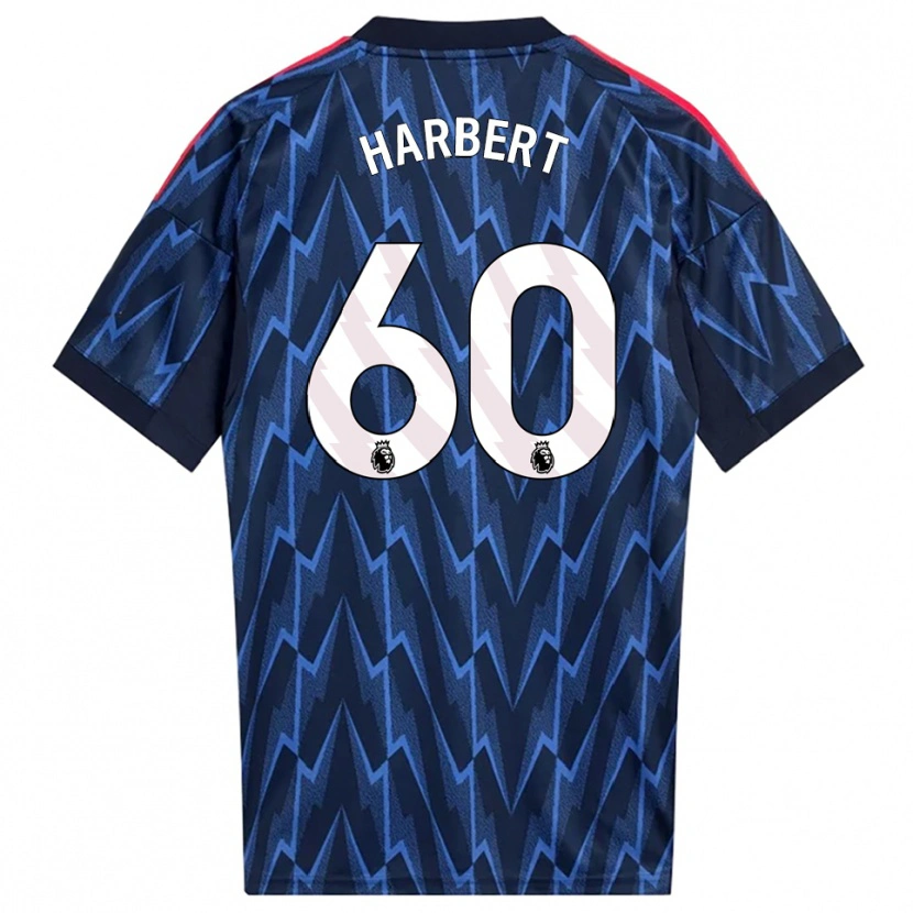 Danxen Mujer Camiseta Laila Harbert #60 Marino Rojo 2ª Equipación 2025/26 La Camisa México