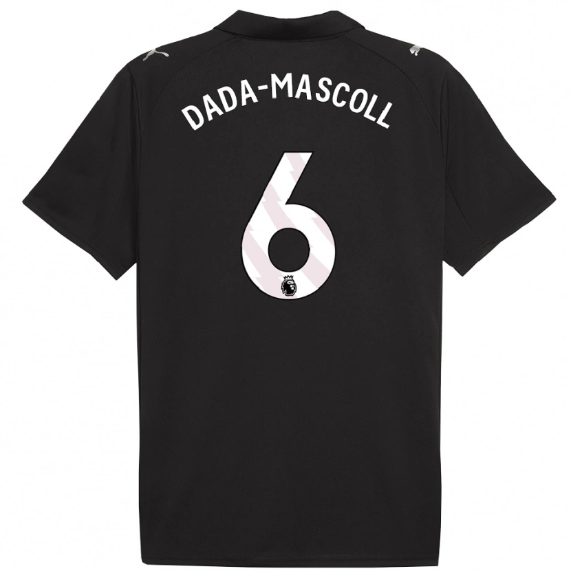 Danxen Mujer Camiseta Isaiah Dada-Mascoll #6 Negro Blanco 2ª Equipación 2025/26 La Camisa México