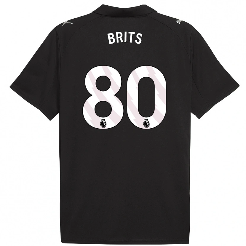 Danxen Mujer Camiseta Spike Brits #80 Negro Blanco 2ª Equipación 2025/26 La Camisa México