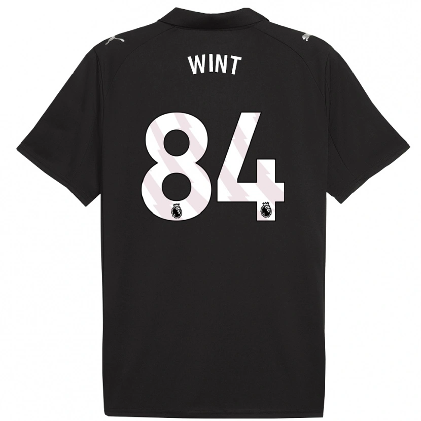 Danxen Mujer Camiseta Jack Wint #84 Negro Blanco 2ª Equipación 2025/26 La Camisa México