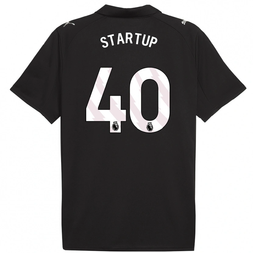 Danxen Mujer Camiseta Katie Startup #40 Negro Blanco 2ª Equipación 2025/26 La Camisa México