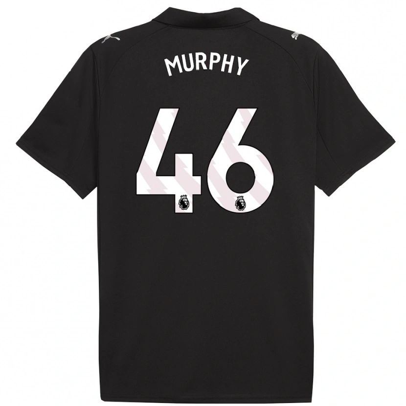 Danxen Mujer Camiseta Lily Murphy #46 Negro Blanco 2ª Equipación 2025/26 La Camisa México