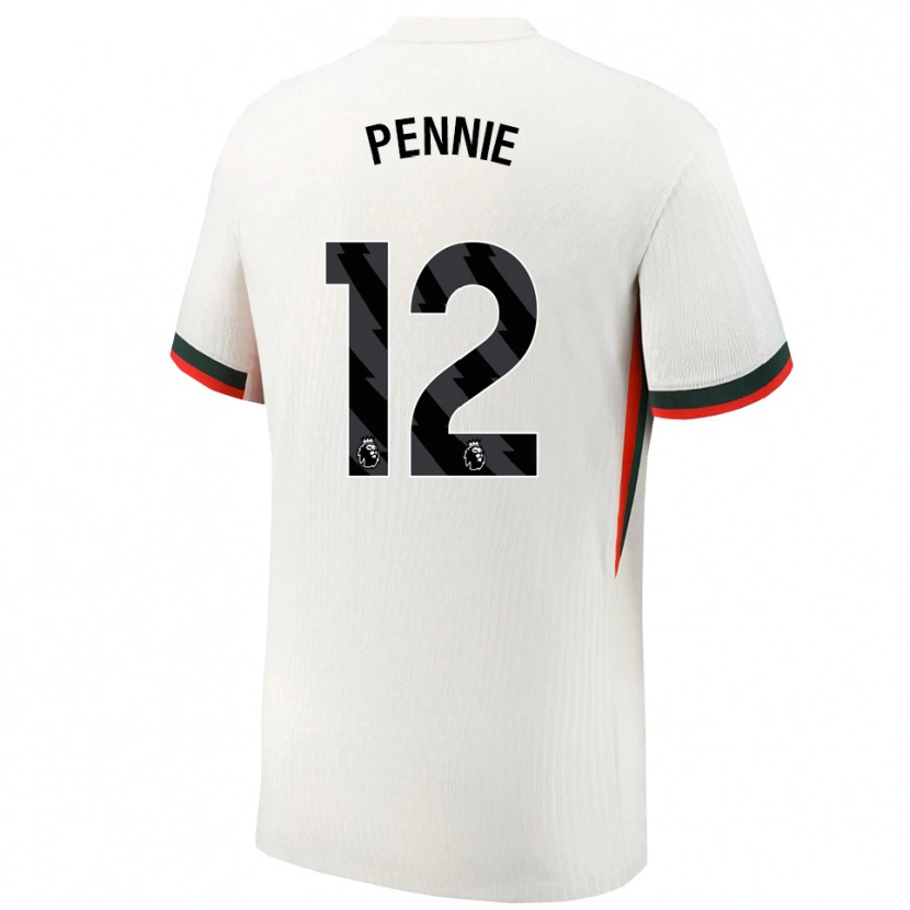 Danxen Mujer Camiseta Andrew Pennie #12 Blanco Verde 2ª Equipación 2025/26 La Camisa México