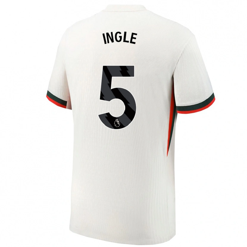 Danxen Mujer Camiseta Sophie Ingle #5 Blanco Verde 2ª Equipación 2025/26 La Camisa México