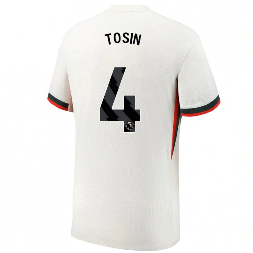 Danxen Mujer Camiseta Tosin Adarabioyo #4 Blanco Verde 2ª Equipación 2025/26 La Camisa México