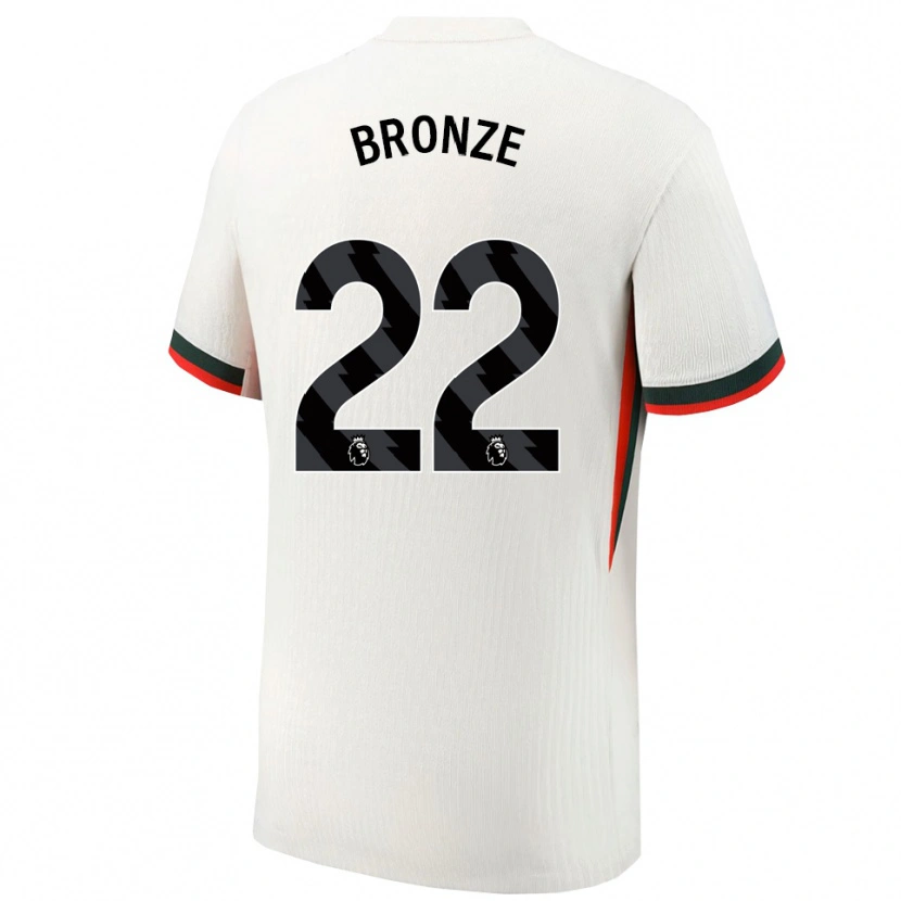 Danxen Mujer Camiseta Lucy Bronze #22 Blanco Verde 2ª Equipación 2025/26 La Camisa México
