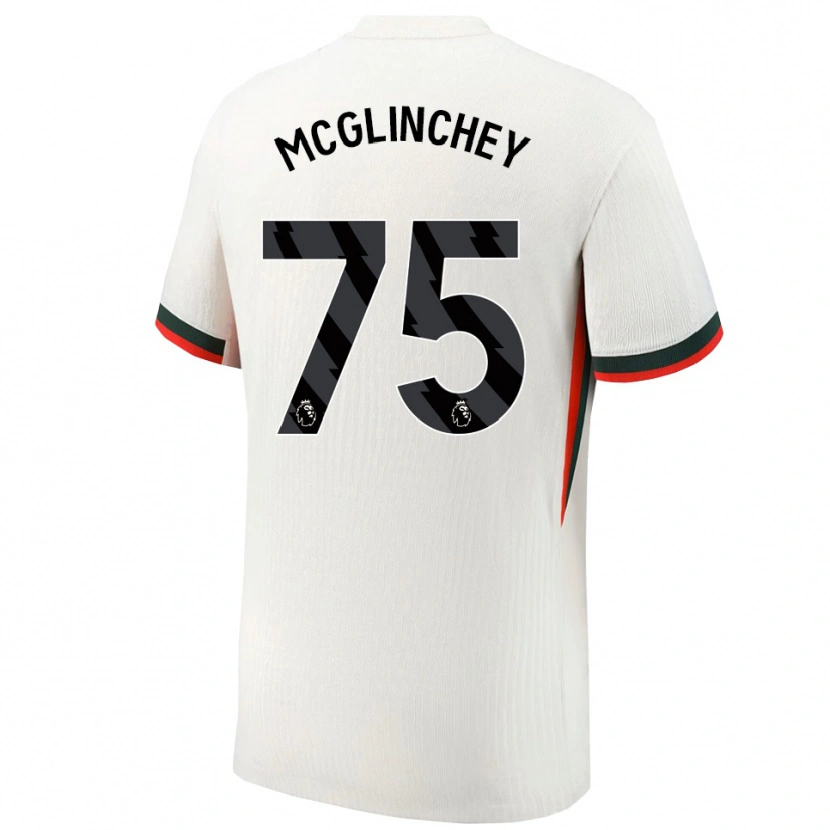 Danxen Mujer Camiseta Harry Mcglinchey #75 Blanco Verde 2ª Equipación 2025/26 La Camisa México