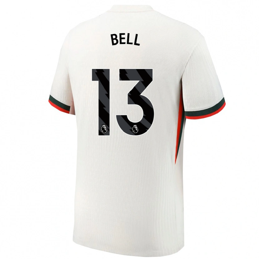 Danxen Mujer Camiseta Toby Bell #13 Blanco Verde 2ª Equipación 2025/26 La Camisa México