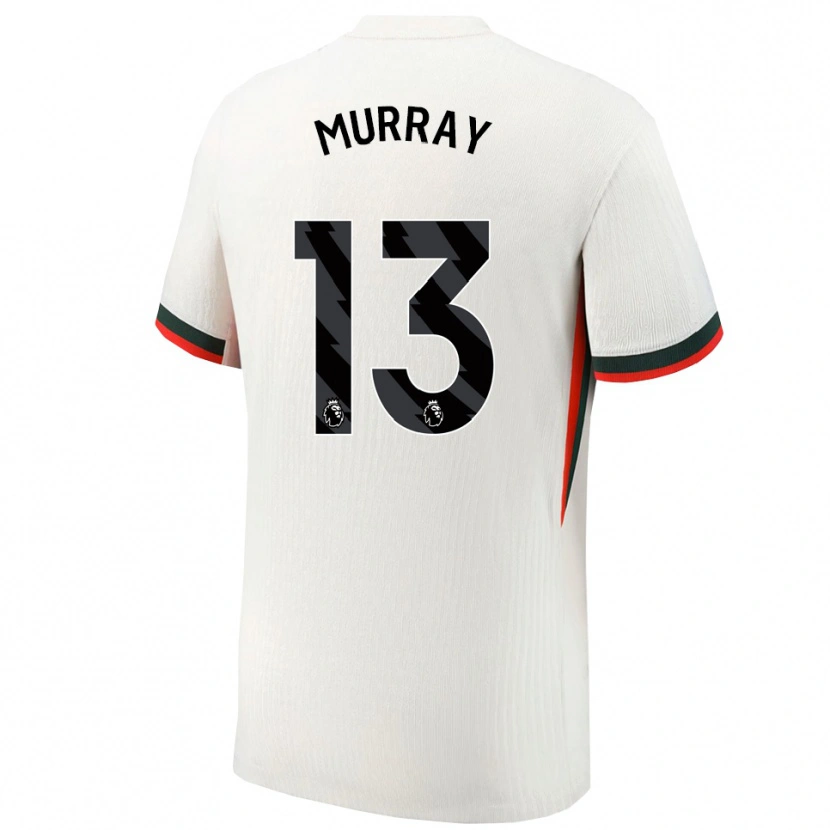 Danxen Mujer Camiseta Jake Murray #13 Blanco Verde 2ª Equipación 2025/26 La Camisa México