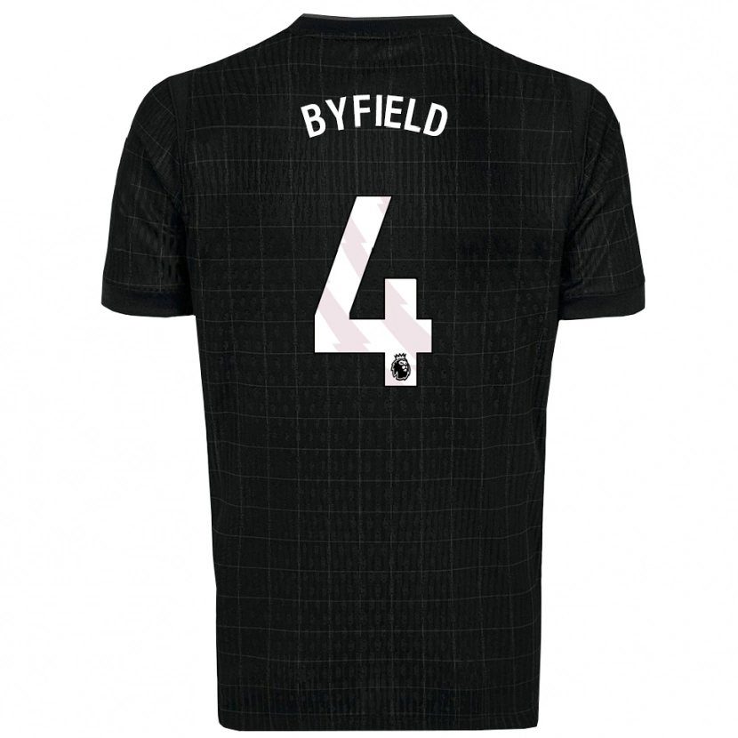 Danxen Mujer Camiseta Junai Byfield #4 Negro Gris 2ª Equipación 2025/26 La Camisa México