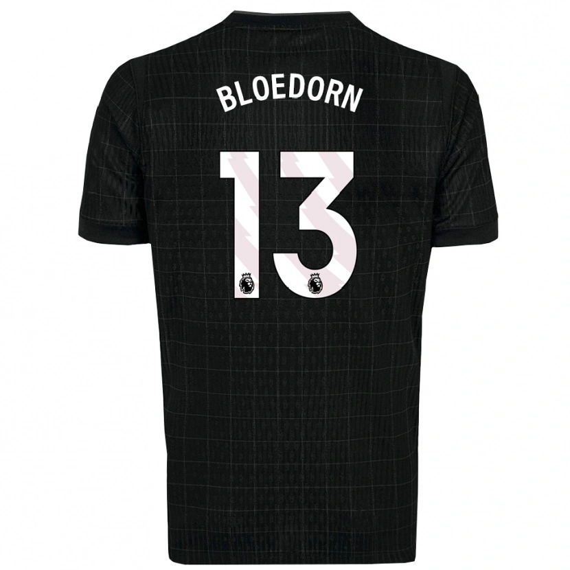 Danxen Mujer Camiseta Carey Bloedorn #13 Negro Gris 2ª Equipación 2025/26 La Camisa México