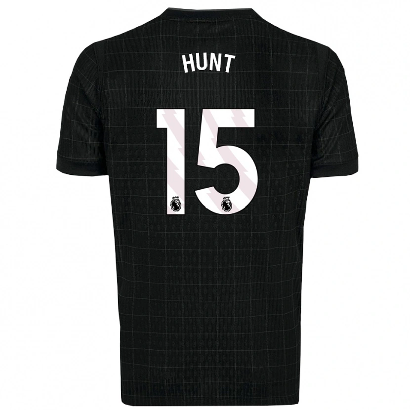Danxen Mujer Camiseta Clare Hunt #15 Negro Gris 2ª Equipación 2025/26 La Camisa México