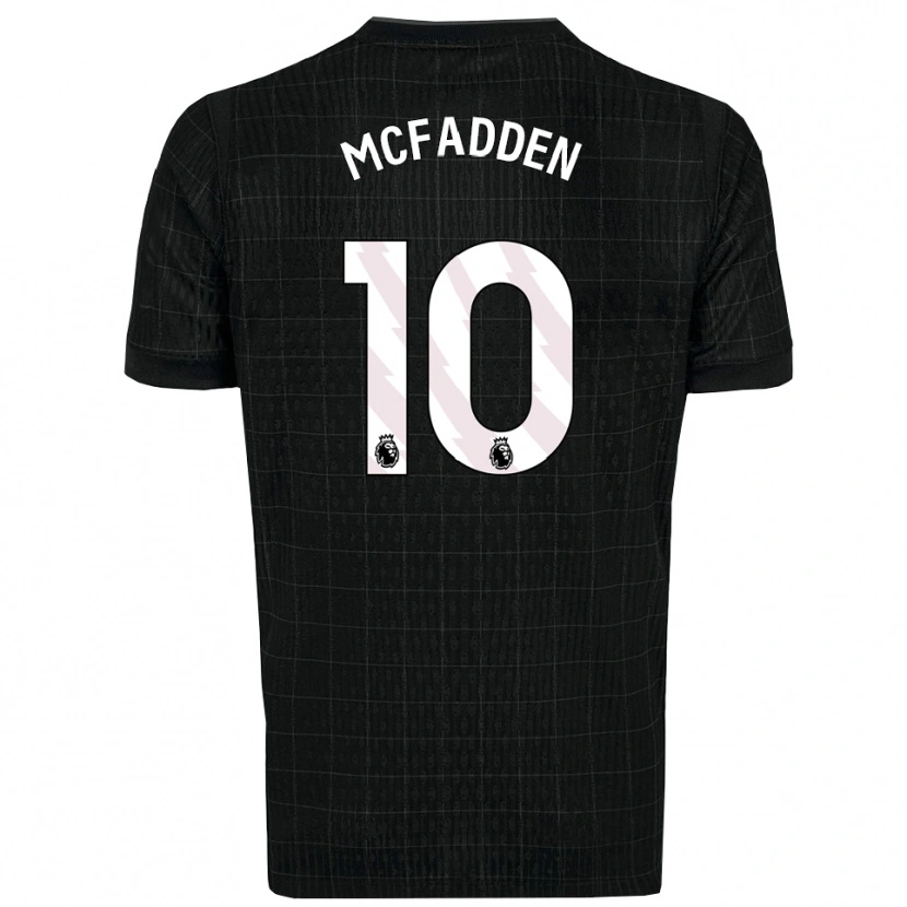 Danxen Mujer Camiseta Max Mcfadden #10 Negro Gris 2ª Equipación 2025/26 La Camisa México