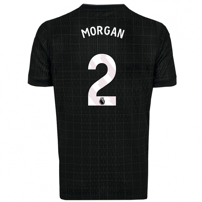 Danxen Mujer Camiseta Esther Morgan #2 Negro Gris 2ª Equipación 2025/26 La Camisa México