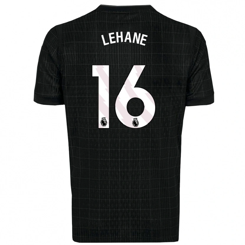 Danxen Mujer Camiseta Ellis Lehane #16 Negro Gris 2ª Equipación 2025/26 La Camisa México