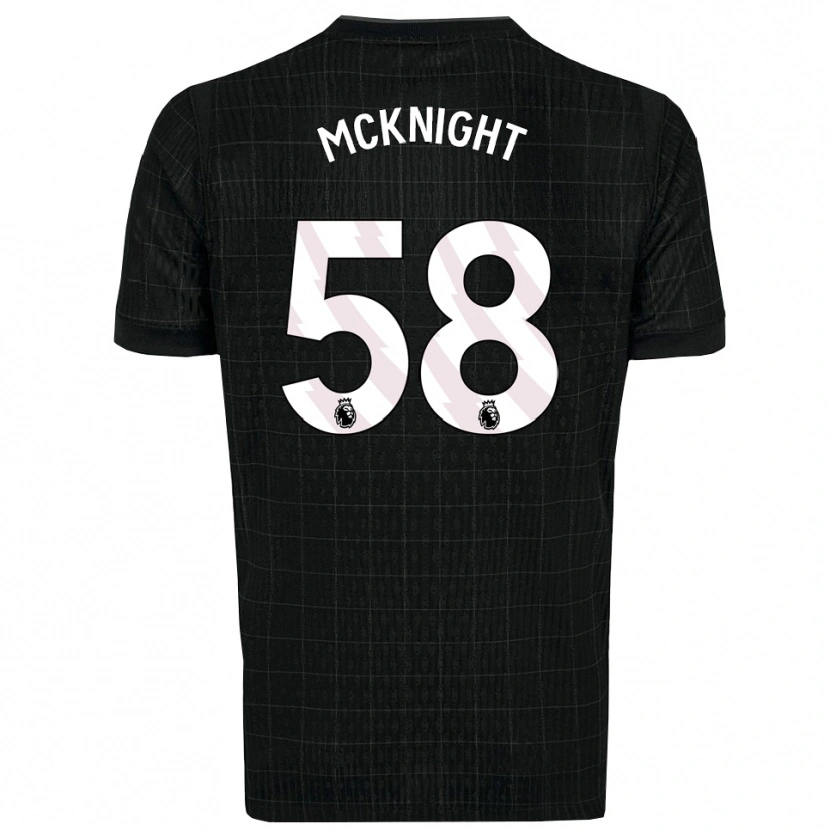 Danxen Mujer Camiseta Maxwell Mcknight #58 Negro Gris 2ª Equipación 2025/26 La Camisa México