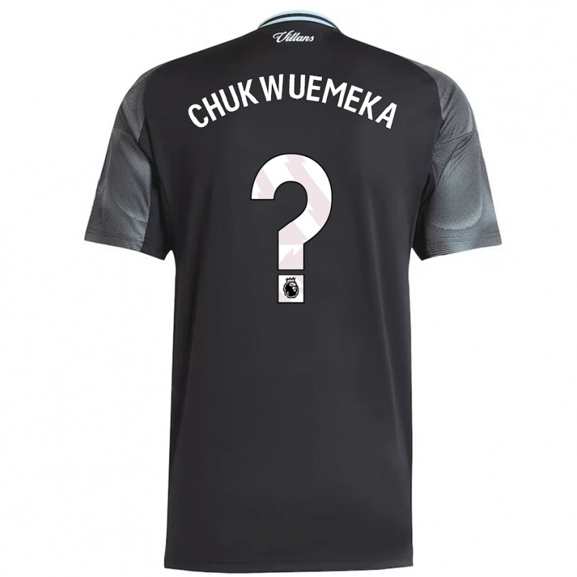 Danxen Mujer Camiseta Caleb Chukwuemeka #0 Negro Celeste 2ª Equipación 2025/26 La Camisa México
