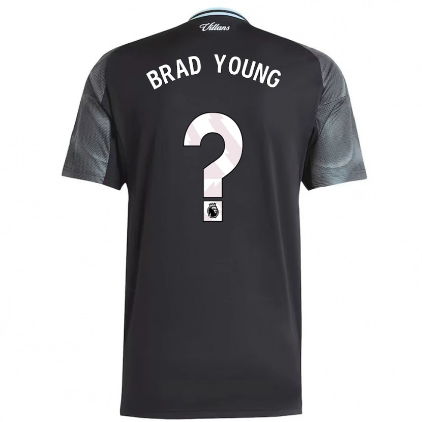 Danxen Mujer Camiseta Brad Young #0 Negro Celeste 2ª Equipación 2025/26 La Camisa México
