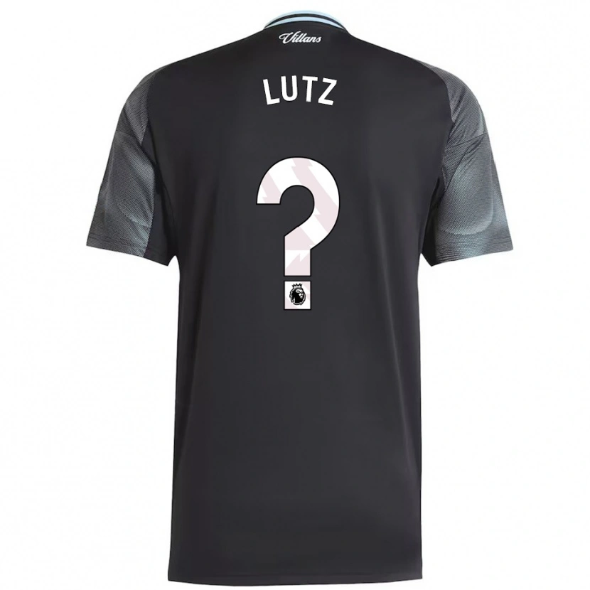 Danxen Mujer Camiseta Charlie Lutz #0 Negro Celeste 2ª Equipación 2025/26 La Camisa México