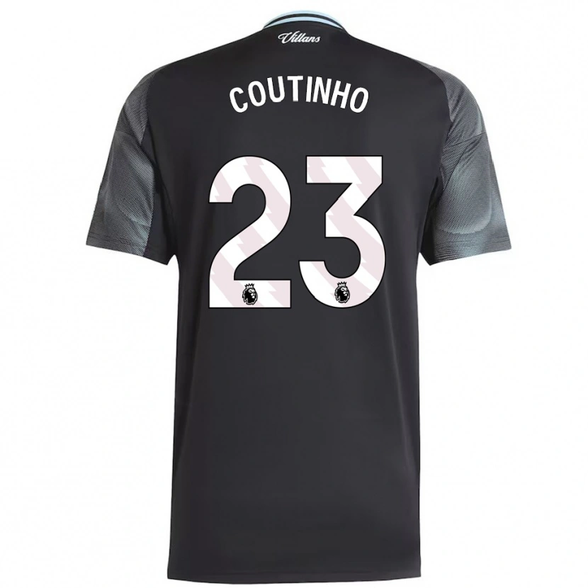 Danxen Mujer Camiseta Philippe Coutinho #23 Negro Celeste 2ª Equipación 2025/26 La Camisa México