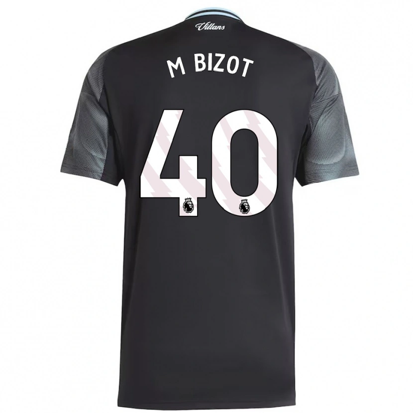 Danxen Mujer Camiseta Marco Bizot #40 Negro Celeste 2ª Equipación 2025/26 La Camisa México