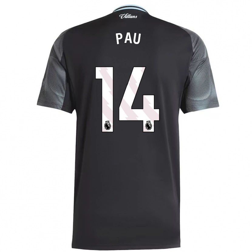 Danxen Mujer Camiseta Pau Torres #14 Negro Celeste 2ª Equipación 2025/26 La Camisa México