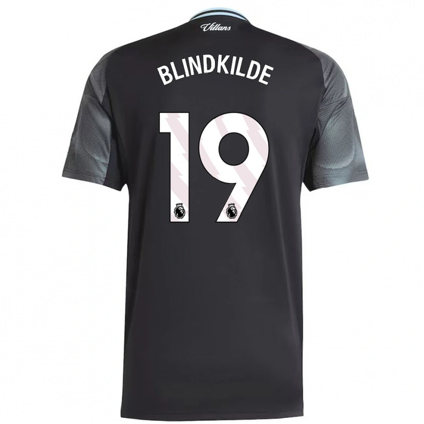 Danxen Mujer Camiseta Laura Blindkilde #19 Negro Celeste 2ª Equipación 2025/26 La Camisa México