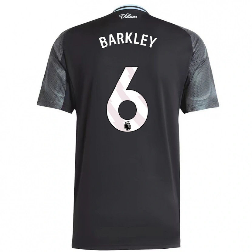 Danxen Mujer Camiseta Ross Barkley #6 Negro Celeste 2ª Equipación 2025/26 La Camisa México