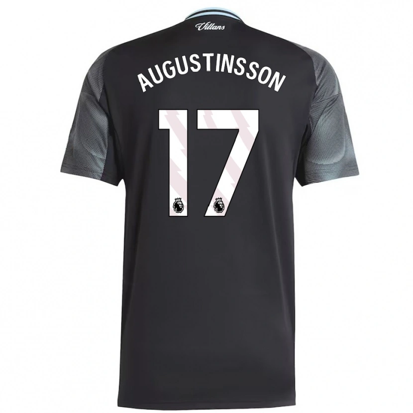 Danxen Mujer Camiseta Ludwig Augustinsson #17 Negro Celeste 2ª Equipación 2025/26 La Camisa México