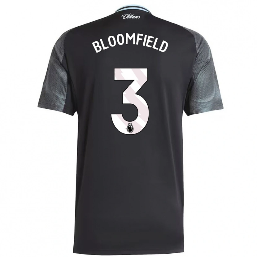Danxen Mujer Camiseta Teddie Bloomfield #3 Negro Celeste 2ª Equipación 2025/26 La Camisa México
