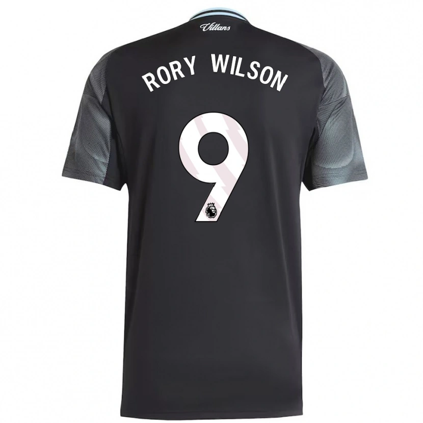 Danxen Mujer Camiseta Rory Wilson #9 Negro Celeste 2ª Equipación 2025/26 La Camisa México