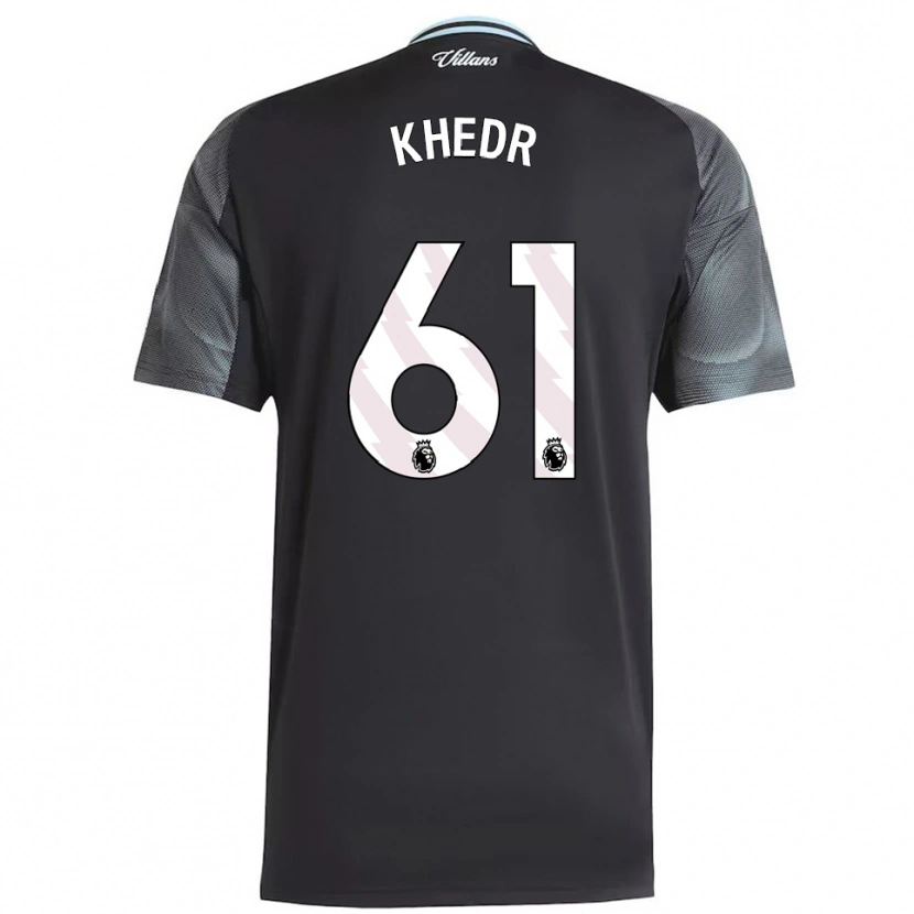 Danxen Mujer Camiseta Omar Khedr #61 Negro Celeste 2ª Equipación 2025/26 La Camisa México