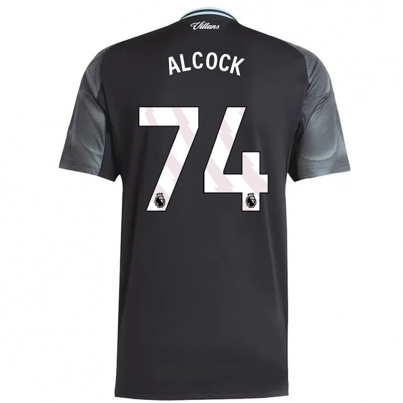 Danxen Mujer Camiseta Todd Alcock #74 Negro Celeste 2ª Equipación 2025/26 La Camisa México
